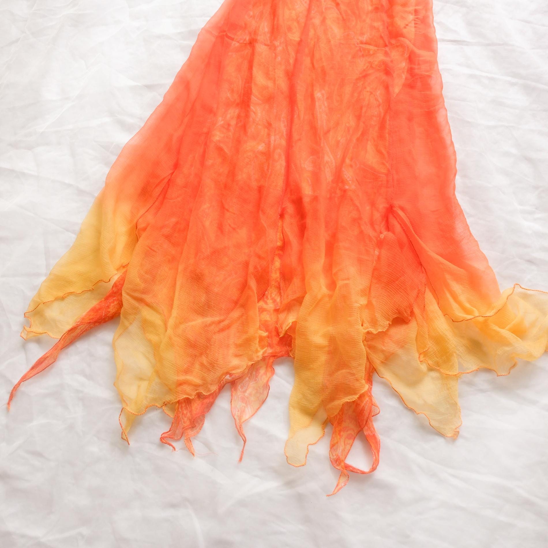 DERHY Vintage French Fairy Dreamy Summery Embellishment Babydoll Cami Midi Dress