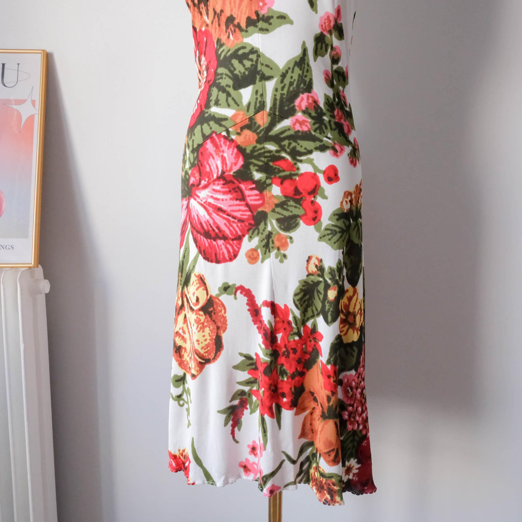 GF GIANFRANCO FERRE Vintage Backless Halter Dress