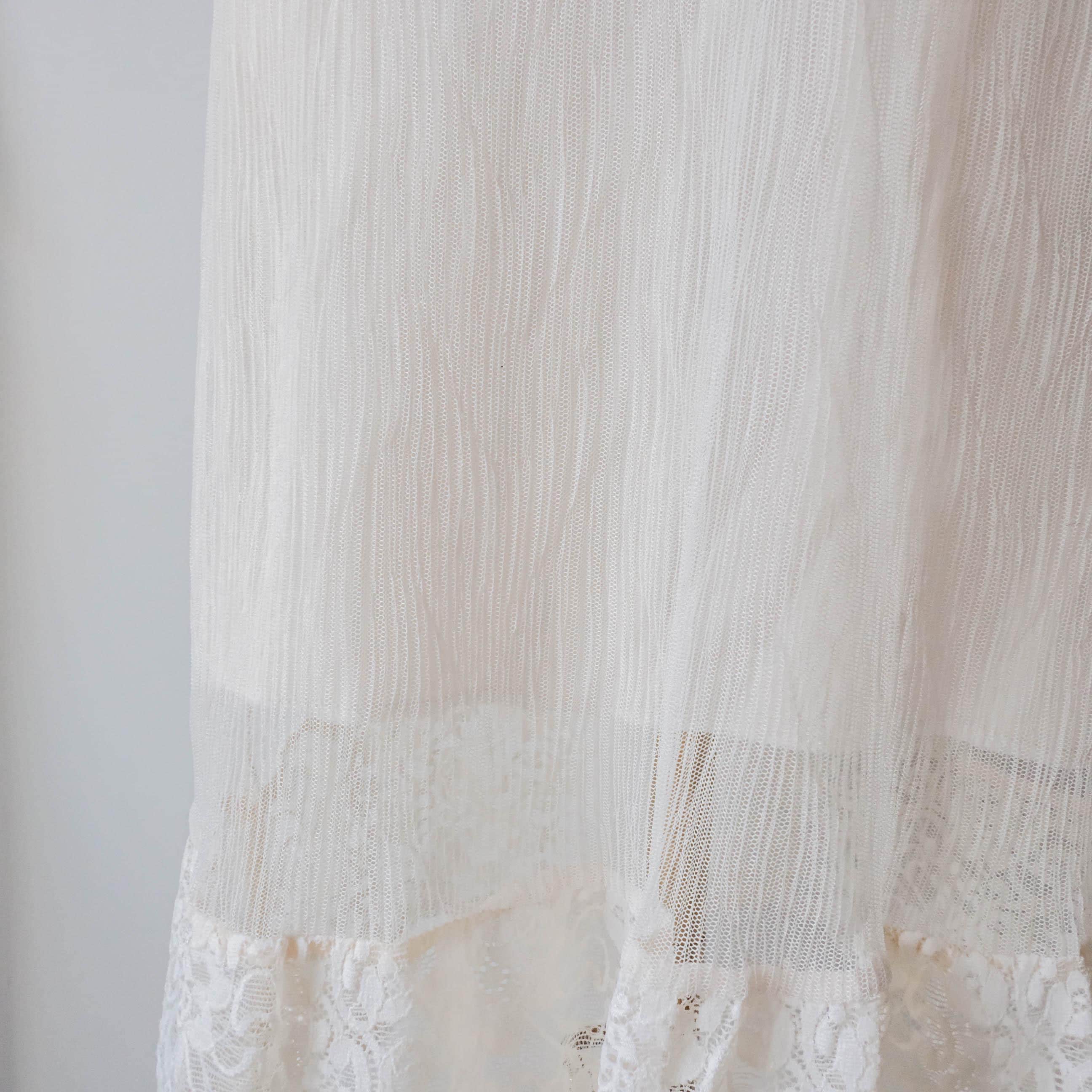 BEL AIR French 90s Lace Slip Dress - Romantic Parisian Effortless Chic