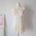 Vintage Fairy Summer Beaded Halter Top