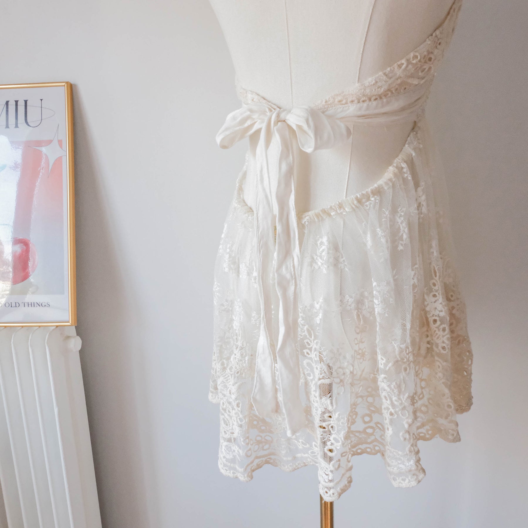 Vintage Fairy Summer Beaded Halter Top