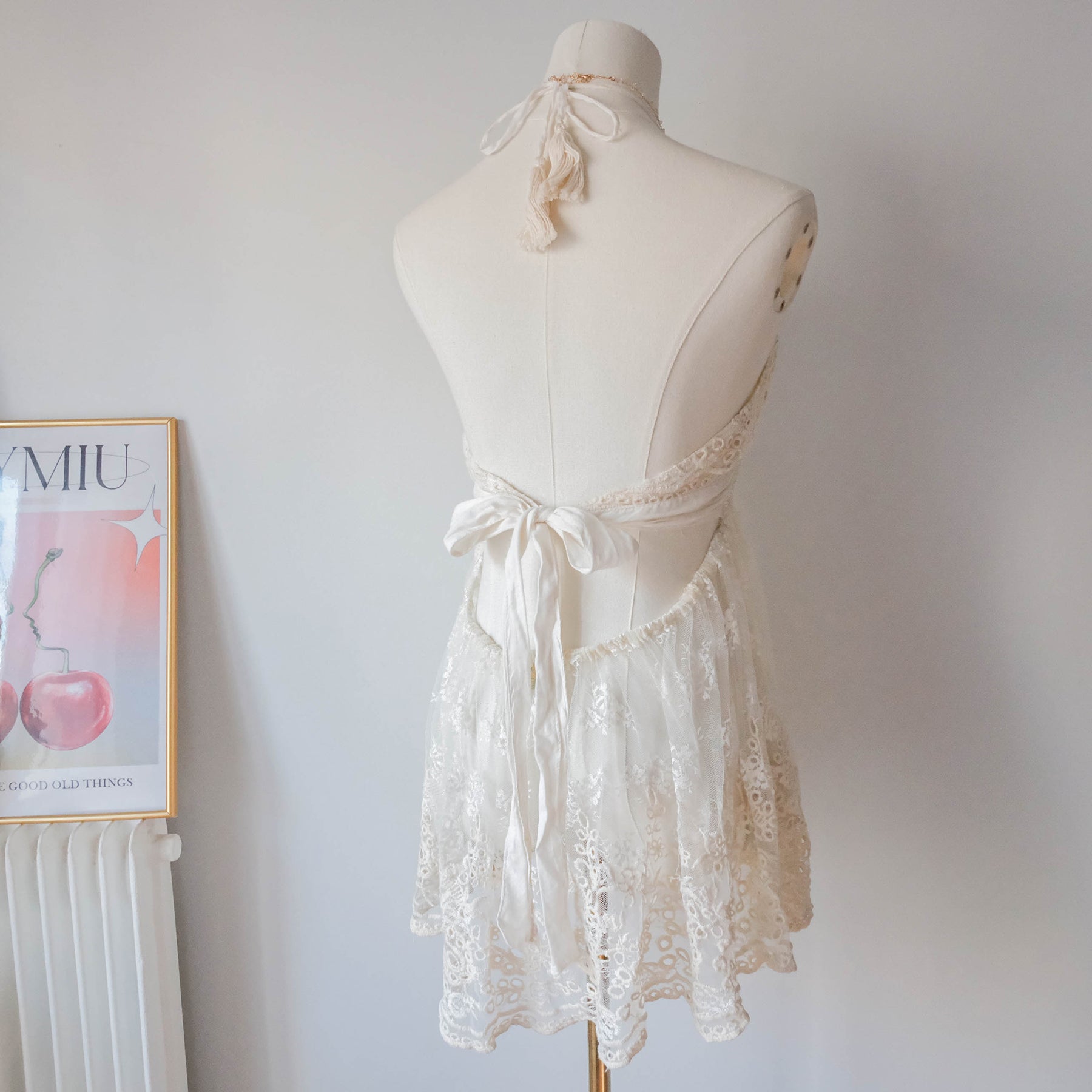 Vintage Fairy Summer Beaded Halter Top