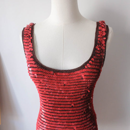 PATRIZIA PEPE Summer Party Sequin Crochet Mini Dress