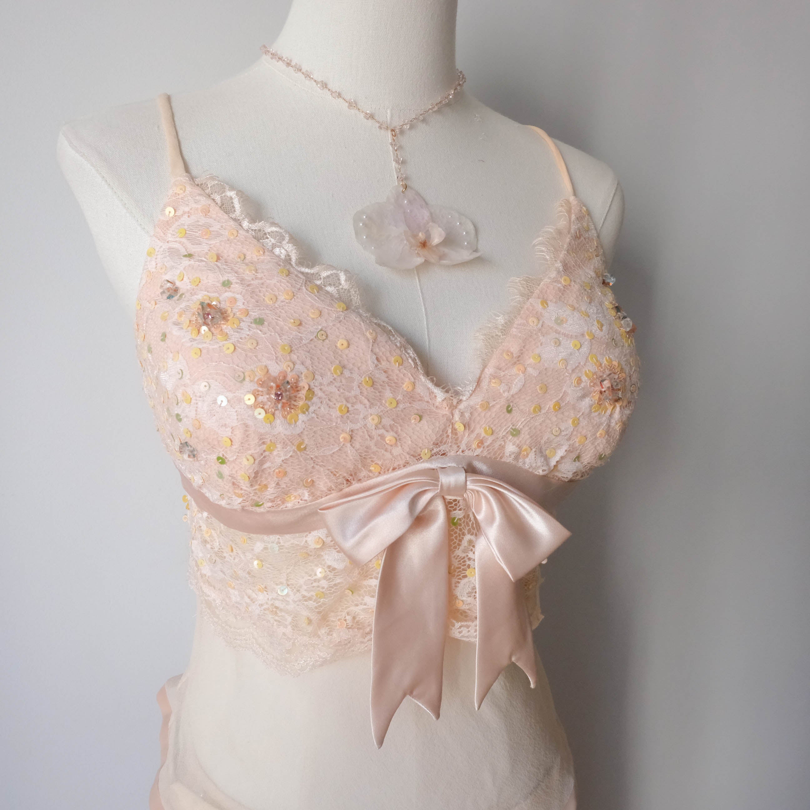 Vintage Couture Lace Bustier Top