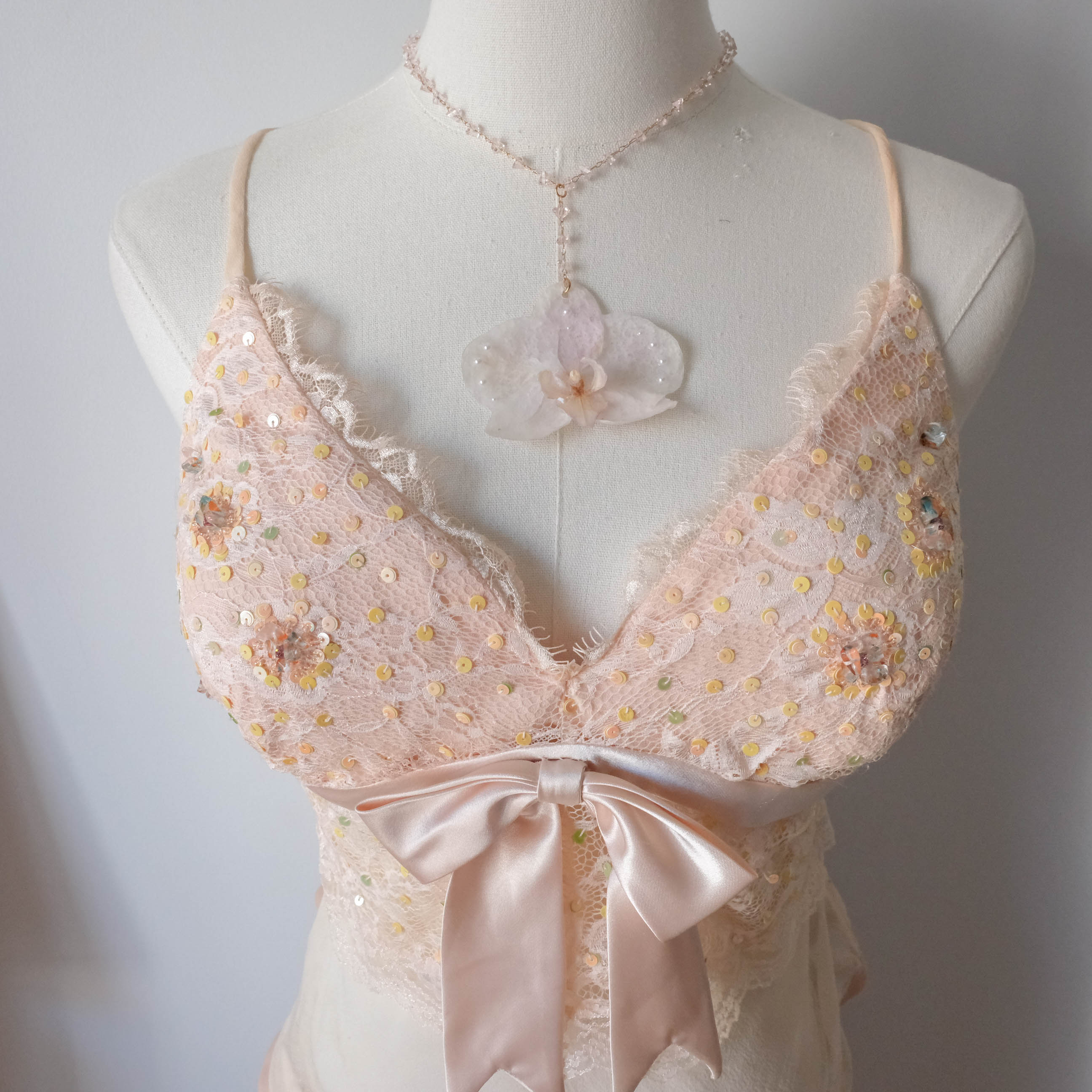 Vintage Couture Lace Bustier Top