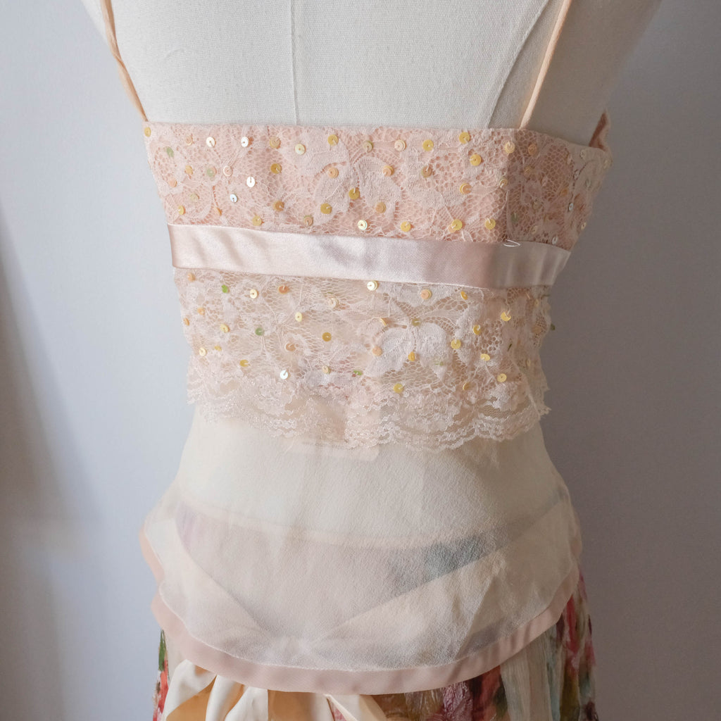 Vintage Couture Lace Bustier Top