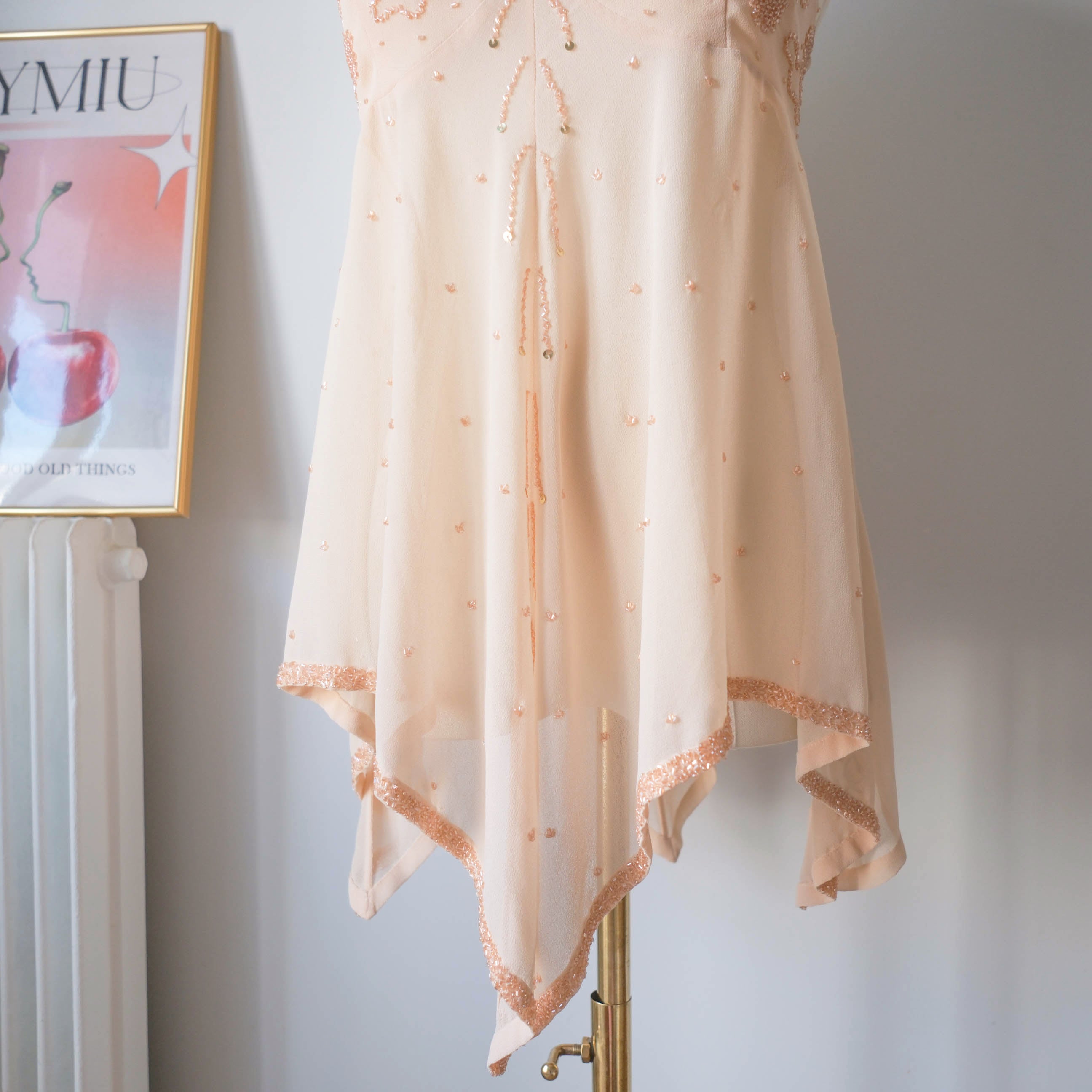 Vintage Fairy Festival Beach Beaded Cami Top