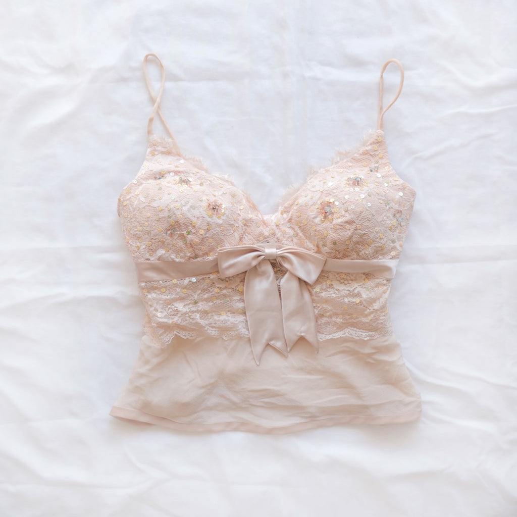 Vintage Couture Lace Bustier Top