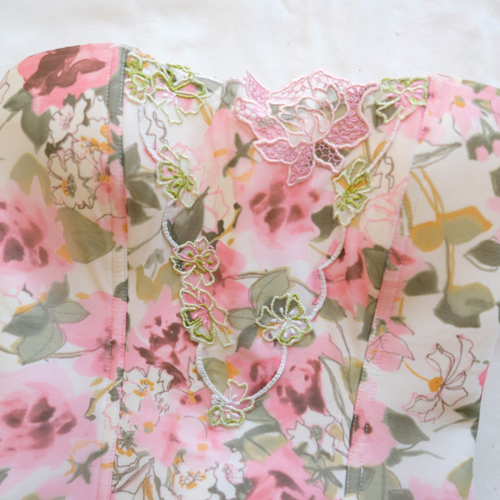 Vintage Fairy Summer Beaded Halter Top