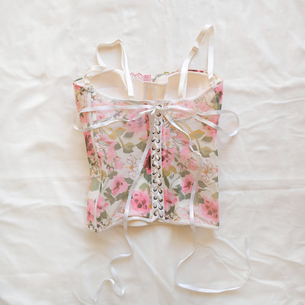 Vintage Fairy Summer Beaded Halter Top