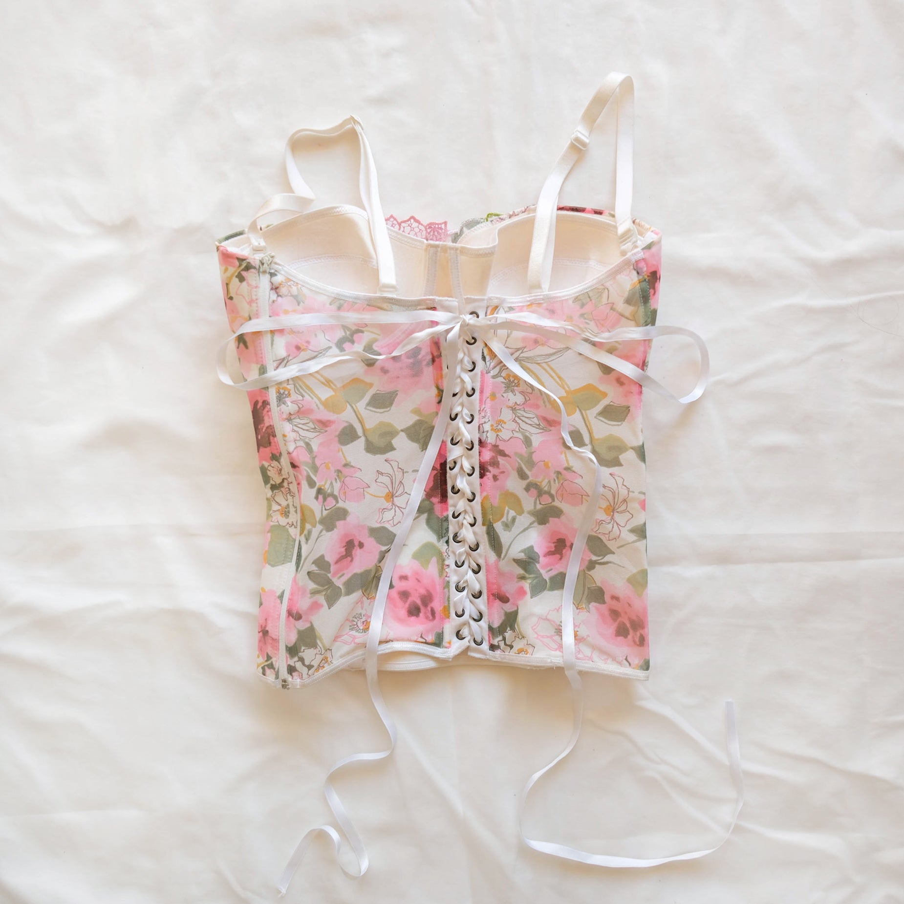 Vintage Fairy Summer Beaded Halter Top