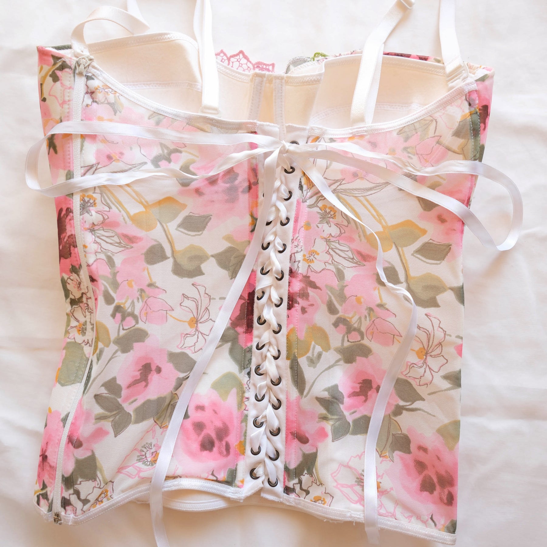 Vintage Fairy Summer Beaded Halter Top