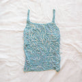 Vintage Crochet Sequins Crop Top