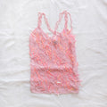 Vintage Crochet Sequins Multi Straps Cami Top