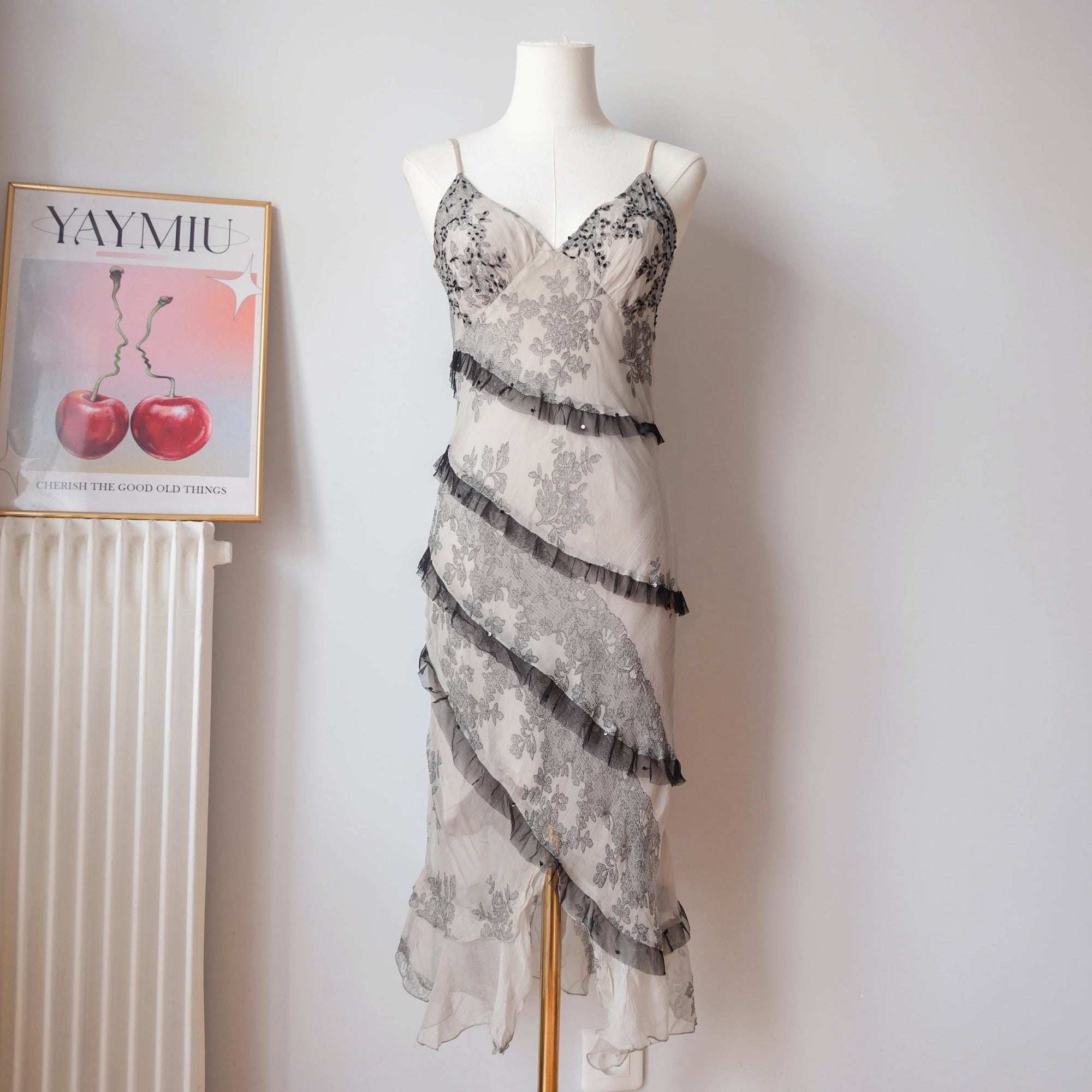 DERHY Vintage Elegant Slip Dress