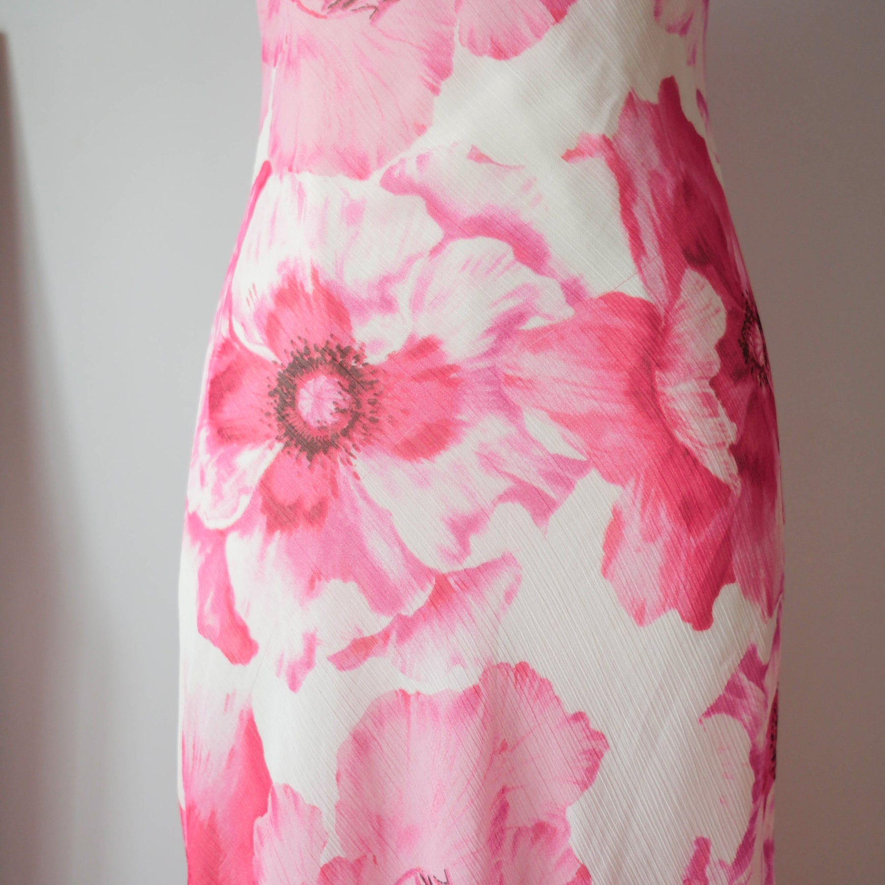 Vintage Summery Flowy Floral Off Shoulder Dress