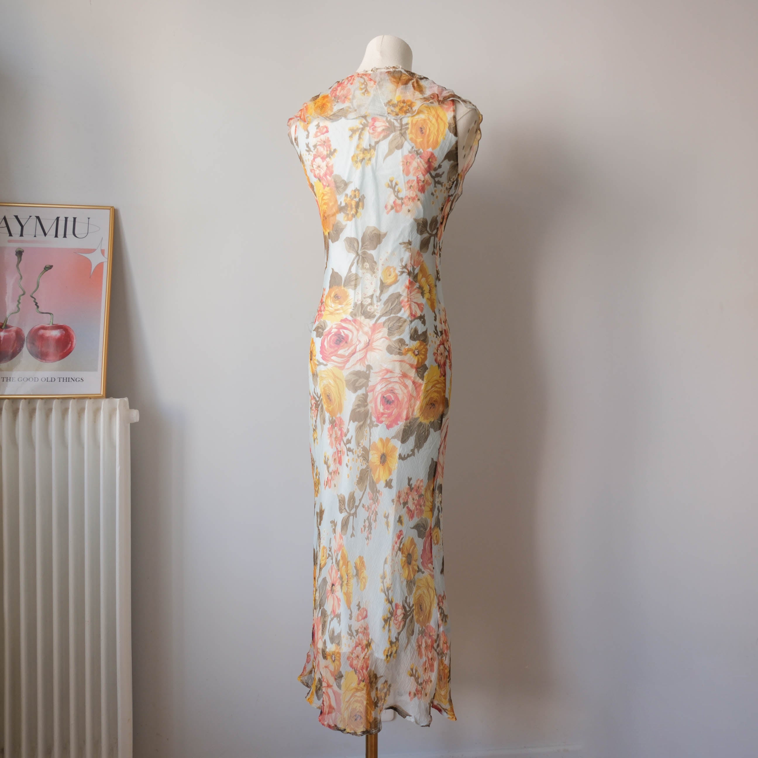 Vintage Cottage Floral Dress