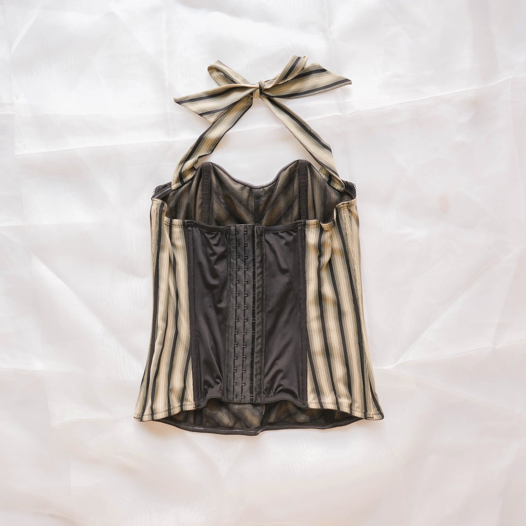 Vintage Office Siren Halter Corset Top