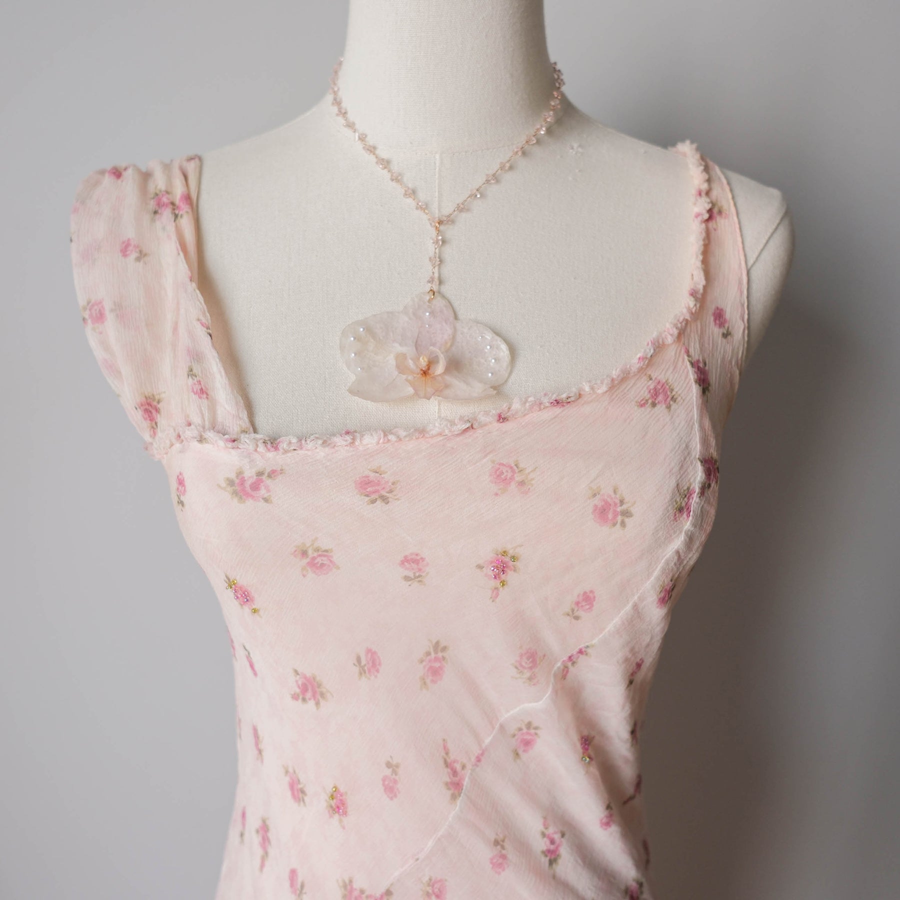 TWINSET Vintage Silk Floral Slip Dress