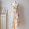 TWINSET Vintage Floral Silk Babydoll Dress