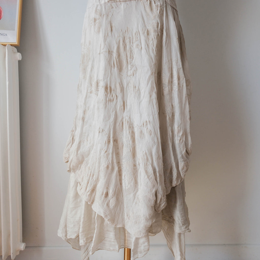 Vintage Whimsygoth Halter Midi Dress