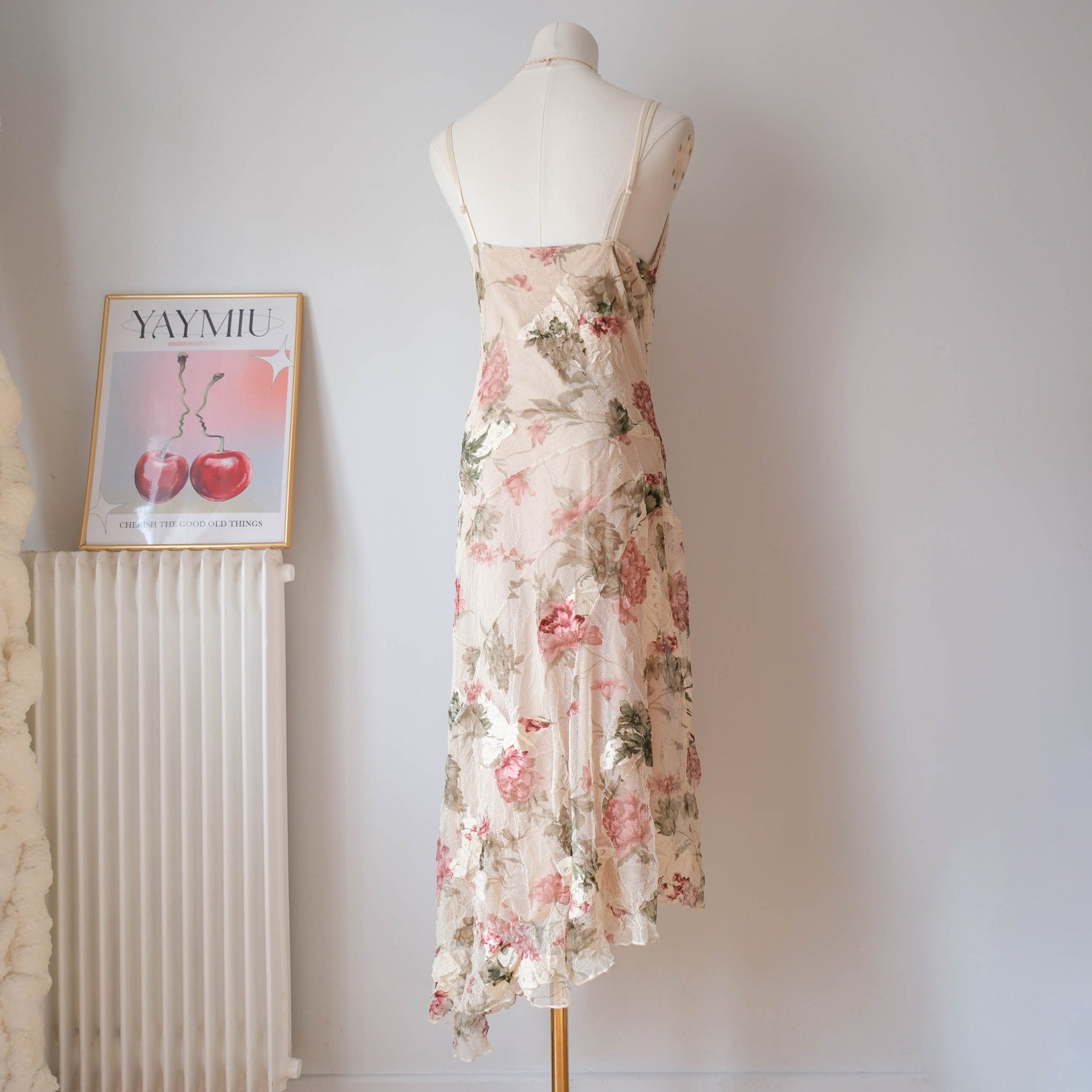 Vintage Cottage Asymmetrical Lace Dress
