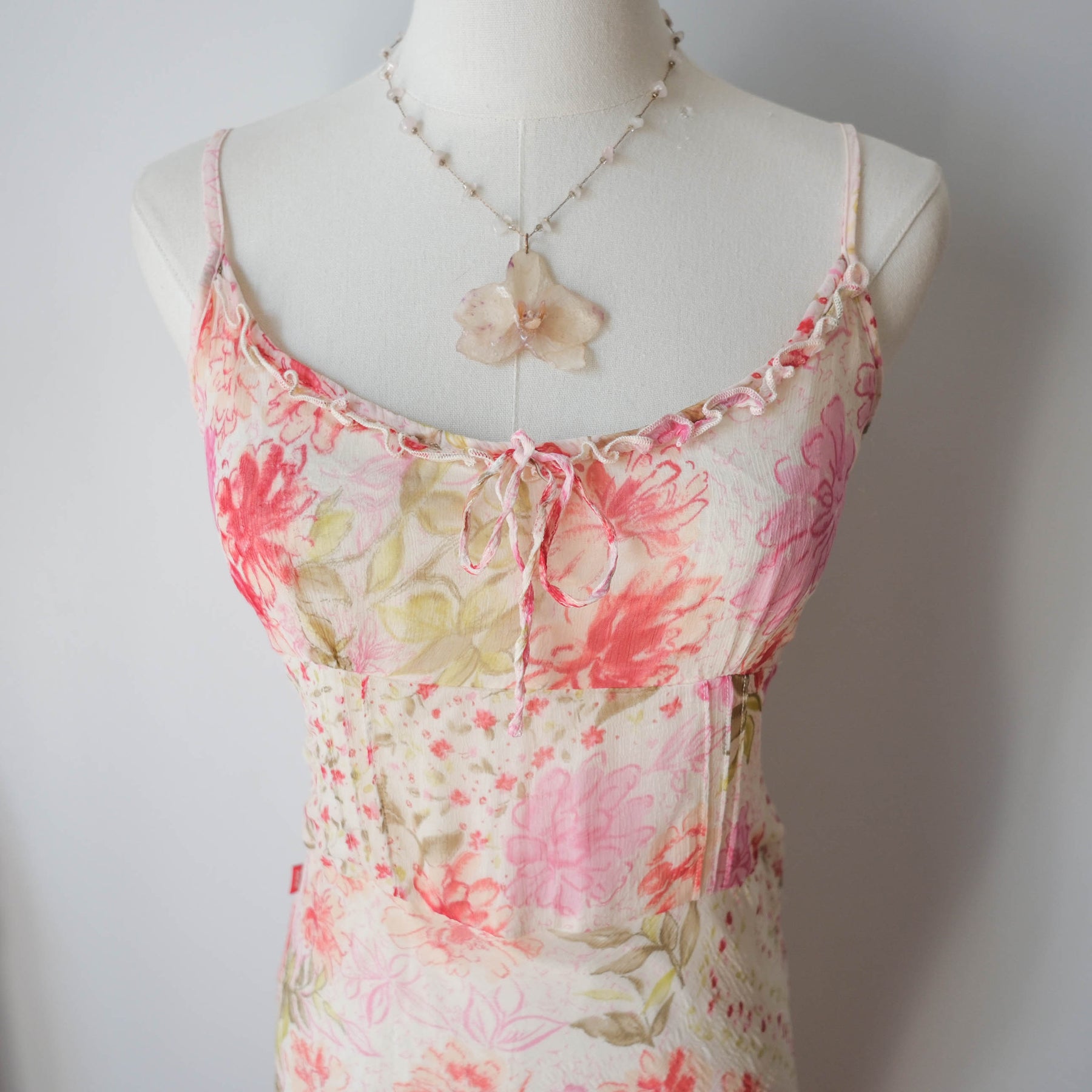 Vintage Dreamy Floral Slip Dress