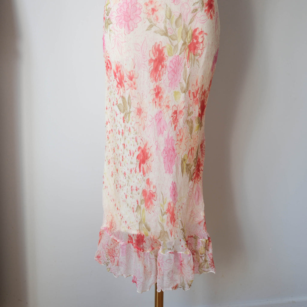 Vintage Dreamy Floral Slip Dress