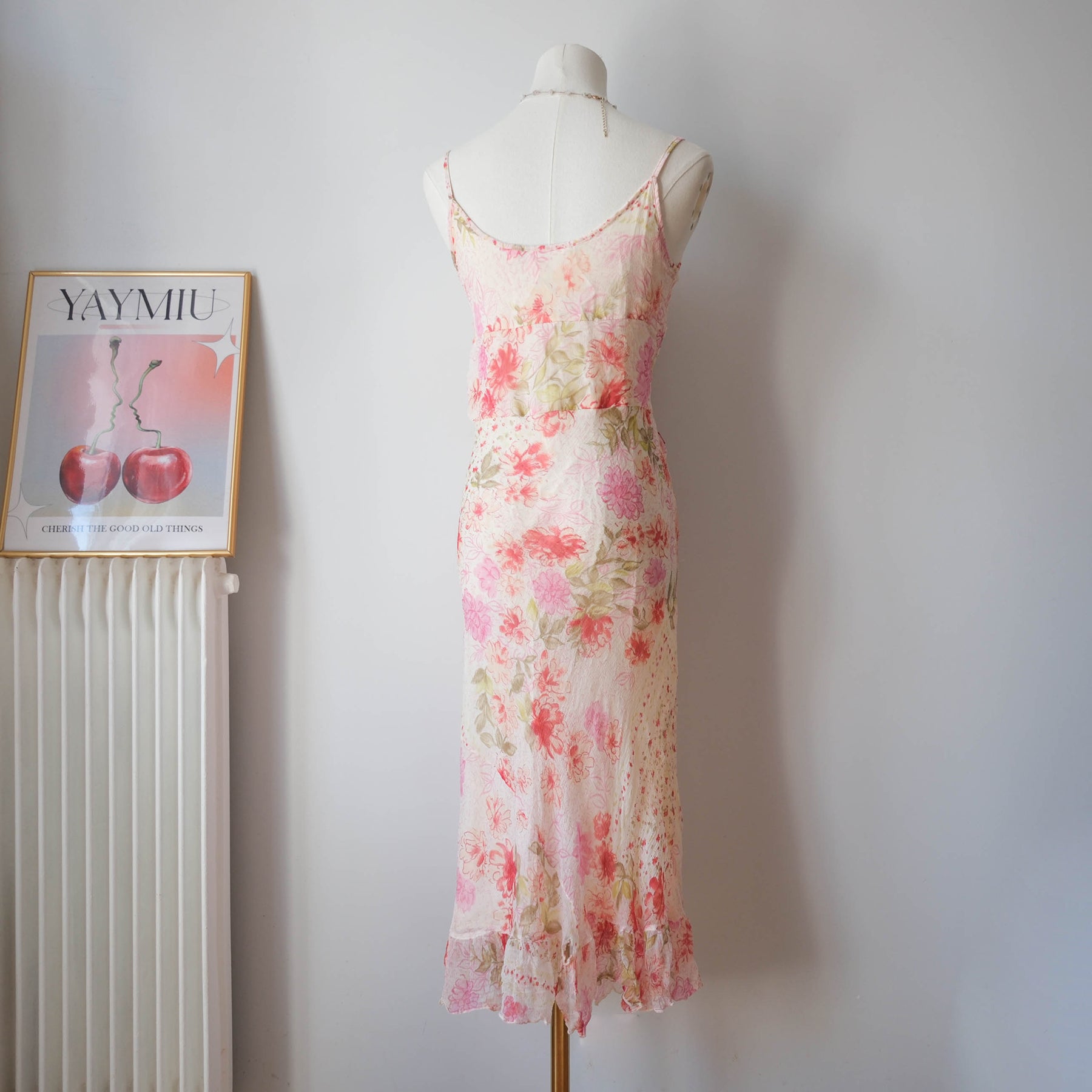 Vintage Dreamy Floral Slip Dress