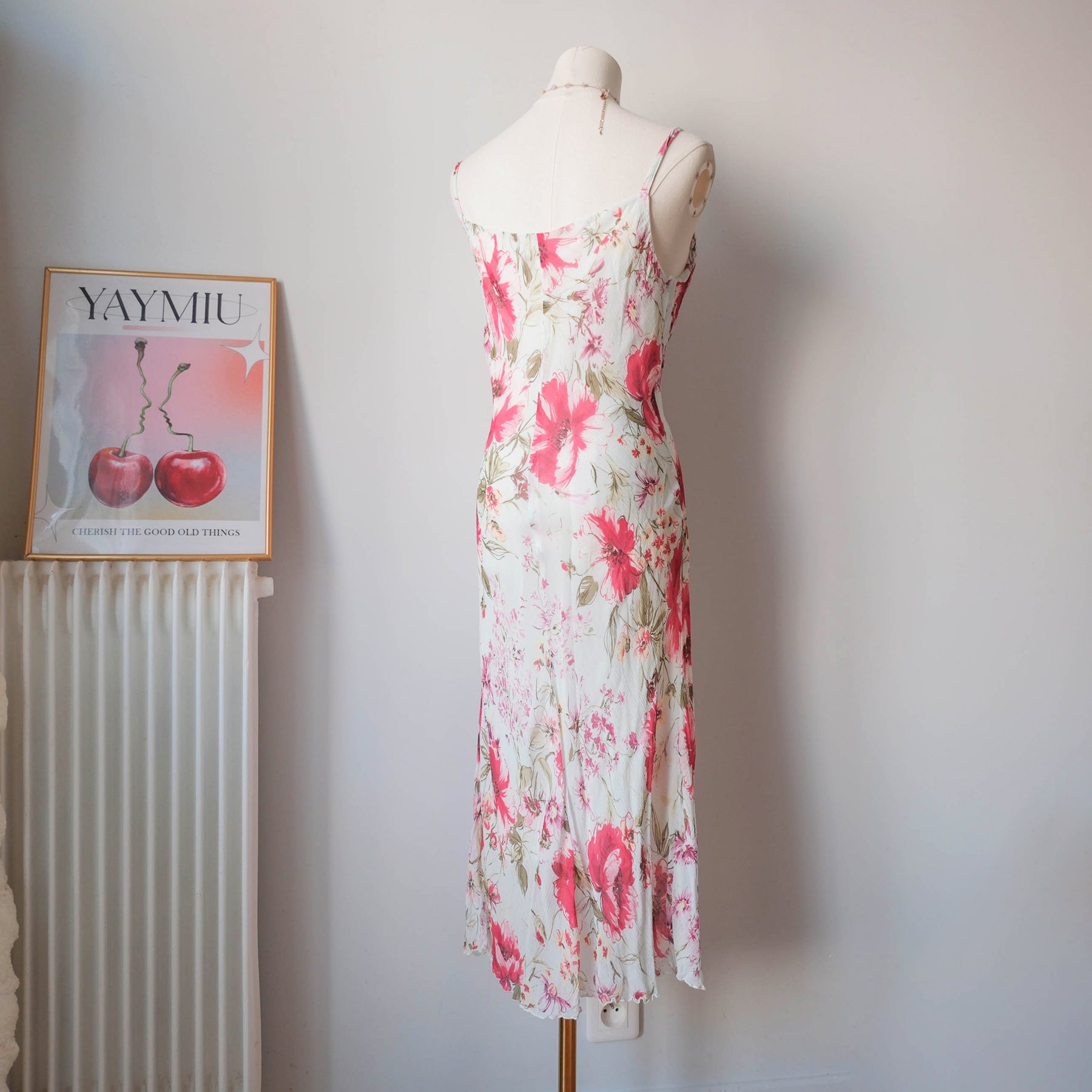 Vintage Dreamy Floral Midi Dress