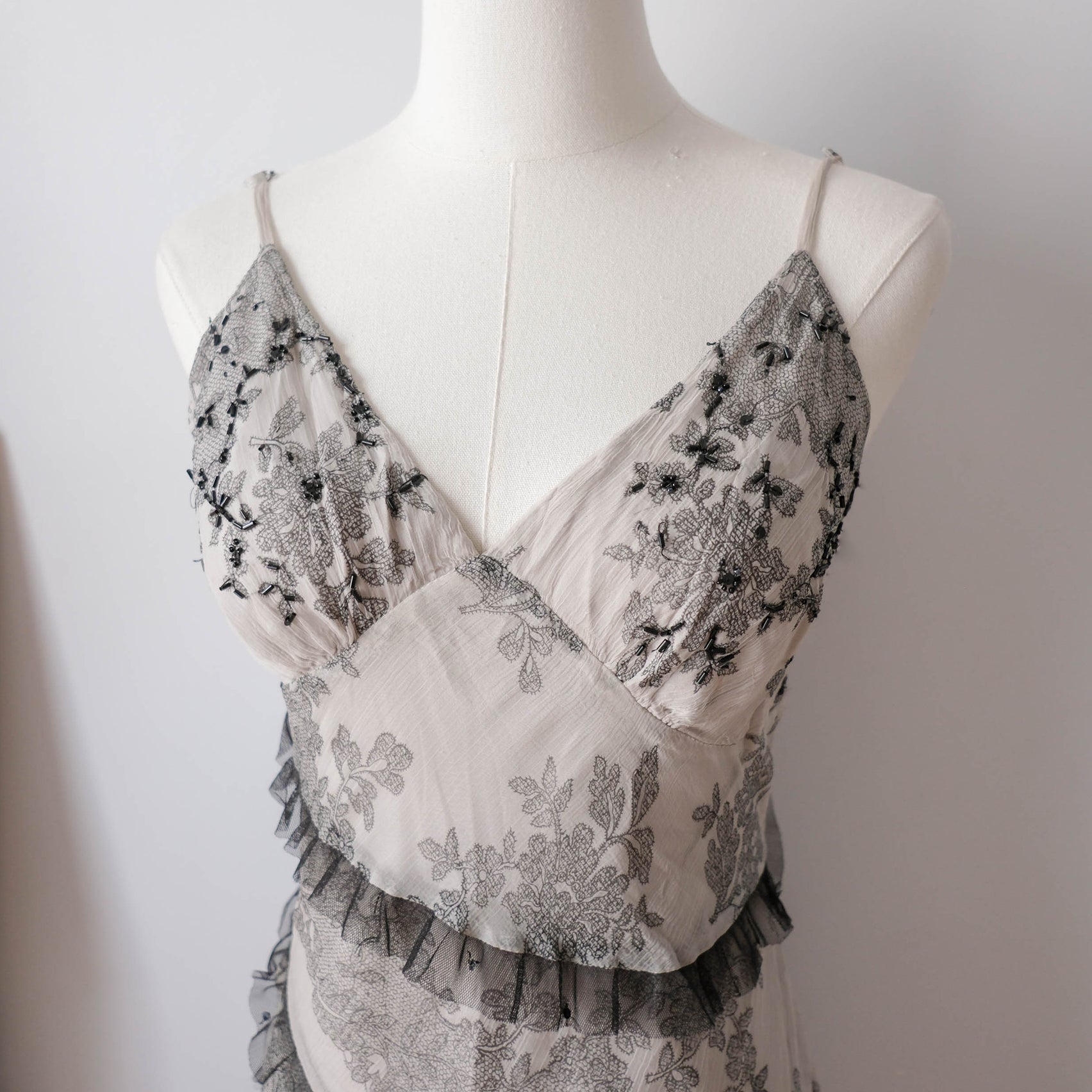 DERHY Vintage Sequins Midi Dress