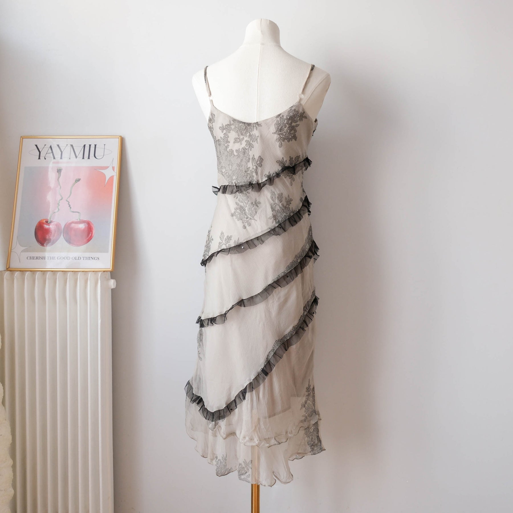 DERHY Vintage Sequins Midi Dress