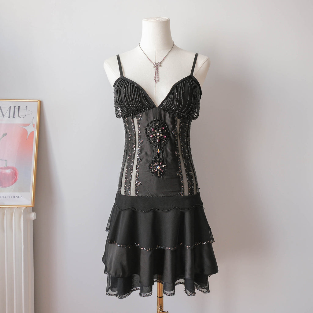 PINKO Italian Luxury Corset Mini Dress