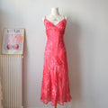 Vintage Romantic Chic Silk blend Beaded Slip Dress