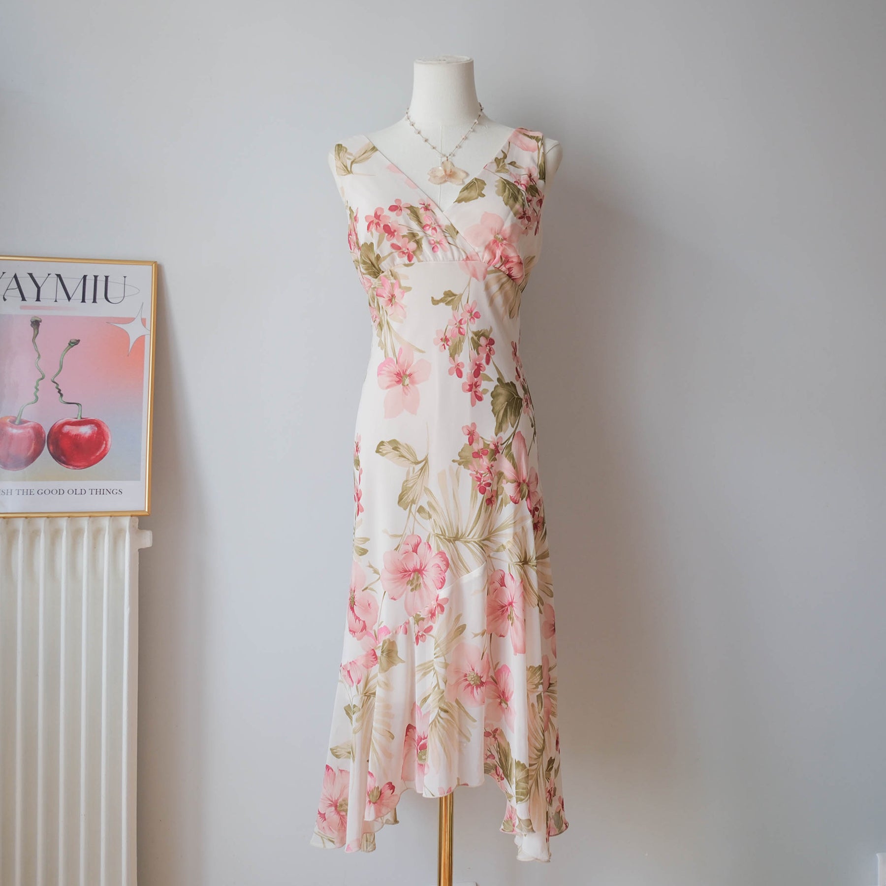 Vintage Dreamy Asymmetrical Dress