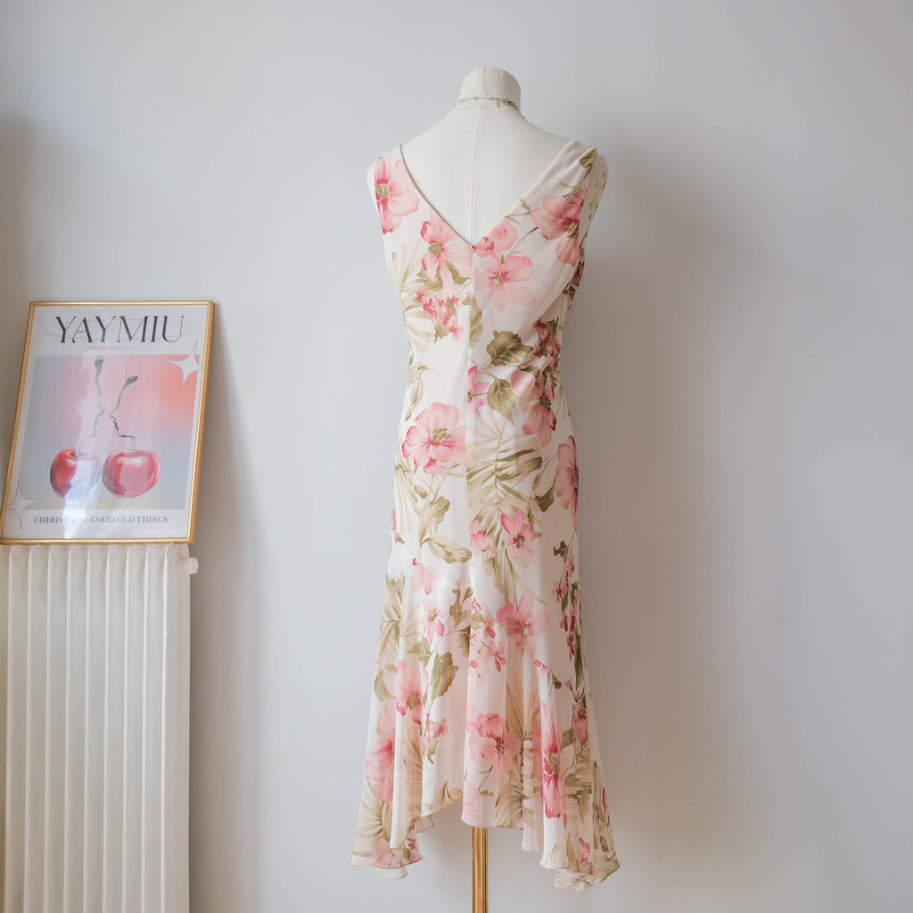 Vintage Dreamy Asymmetrical Dress