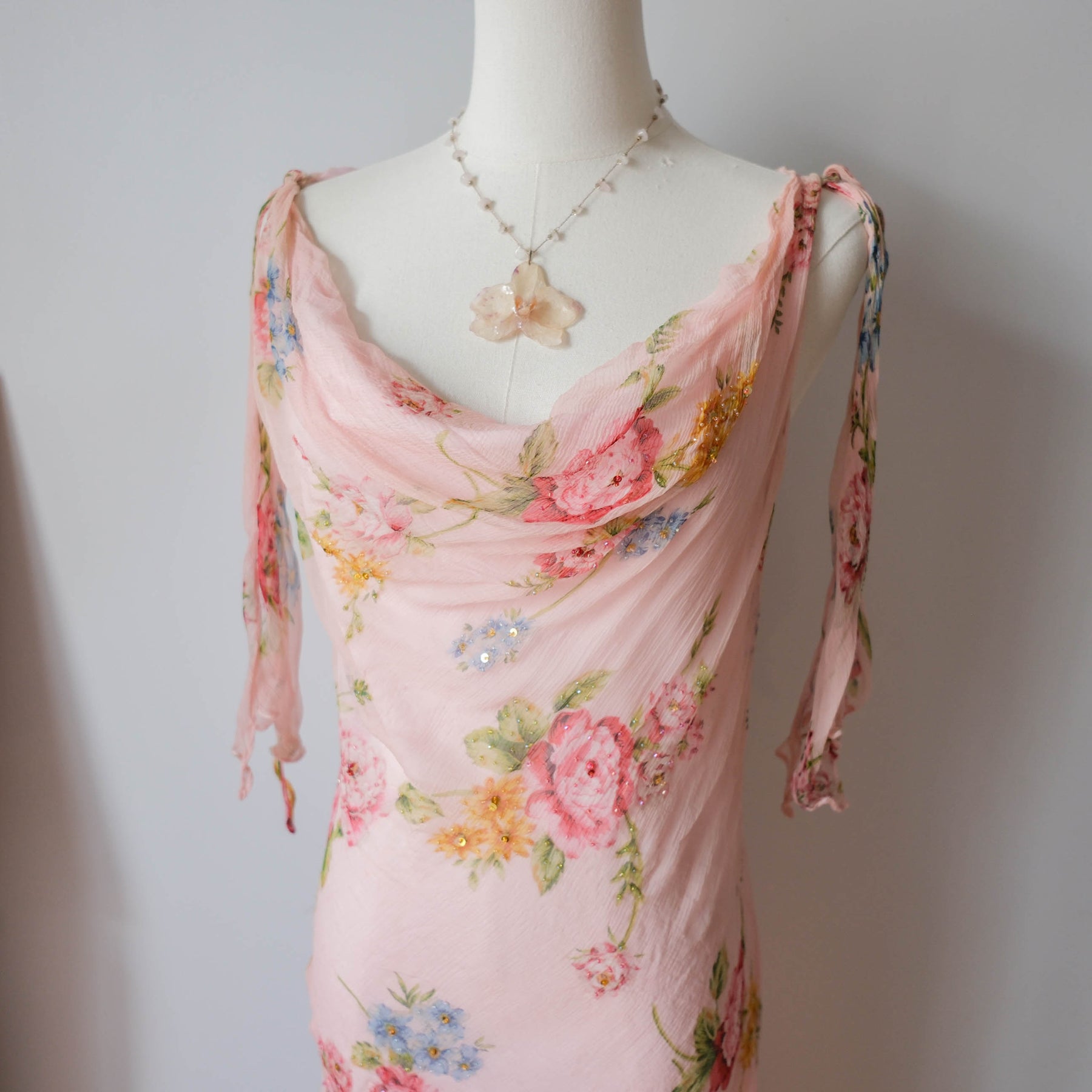 DERHY Vintage Dreamy Beaded Dress