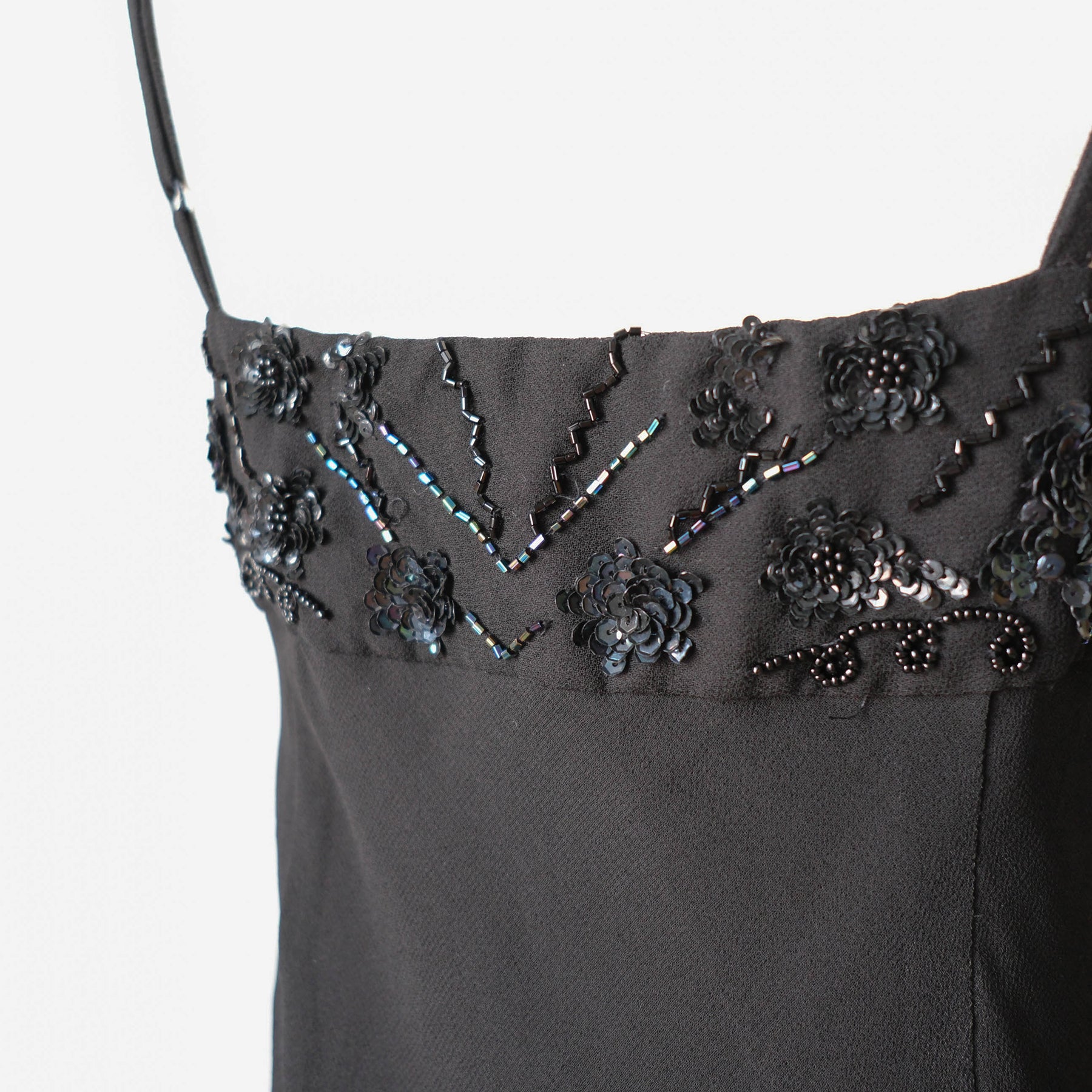 Vintage Gatsby-Era Glam Asymmetrical Embellished Dress