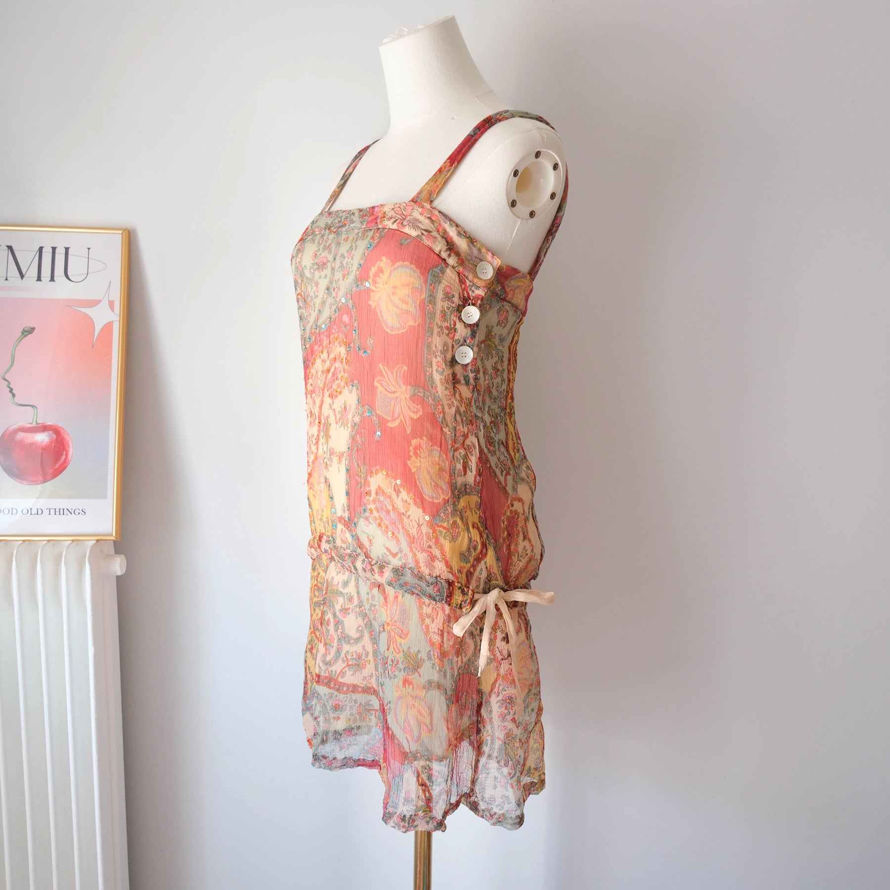 Vintage Paisley Sequin Tunique