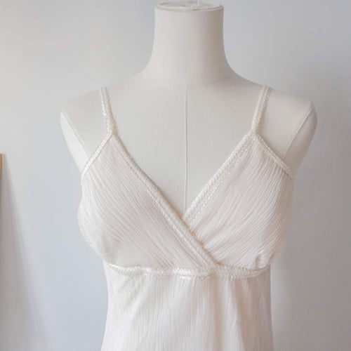 BEL AIR French 90s Lace Slip Dress - Romantic Parisian Effortless Chic