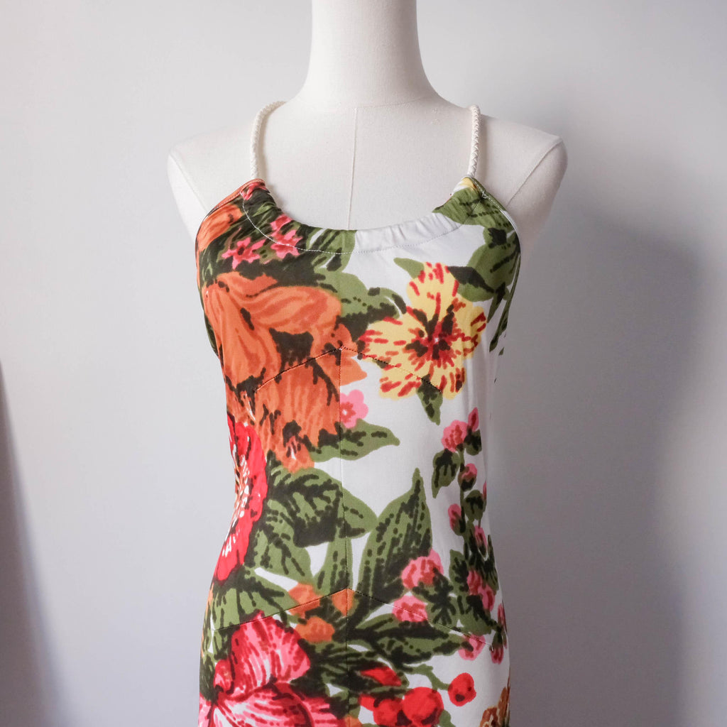 GF GIANFRANCO FERRE Vintage Backless Halter Dress